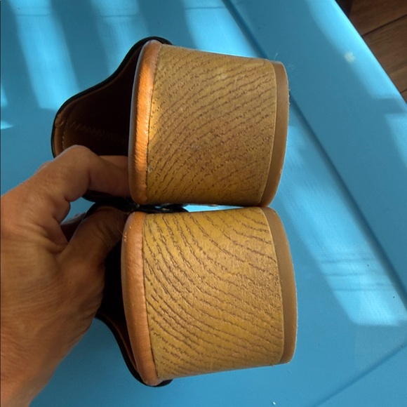 Threshold Black Faux Leather Slip-On Clogs - Picture 3 of 6